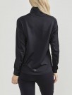Craft CORE Gain Midlayer Halfzip Langarmet Treningstrøye / Mellomlag Dame, Sort thumbnail