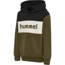 Hummel hmlMorten Hoodie, Dark Olive  thumbnail
