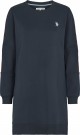 U.S Polo Ea Sweat Dress Kjole Dame, Dark Sapphire thumbnail