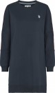 U.S Polo Ea Sweat Dress Kjole Dame, Dark Sapphire thumbnail