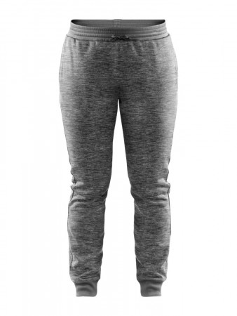 Craft Leisure Sweatpants joggebukse Dame, Dark Grey Melange