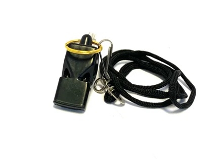 Assist Whistle Pro & Lanyard, Sort