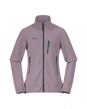 Bergans Runde Youth Girl Fleecejakke til barn, Lilac Chalk