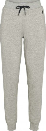  U.S. Polo Alice Sweat Pant bomullsbukse Dame, Grey Melange
