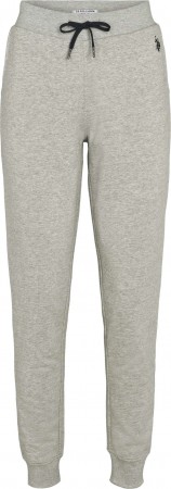  U.S. Polo Alice Sweat Pant bomullsbukse Dame, Grey Melange