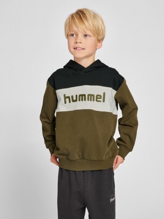 Hummel hmlMorten Hoodie, Dark Olive 