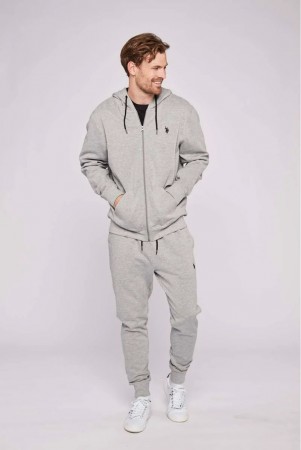 U.S. Polo Ashlar Sweatpants Joggebukse Herre, Grey Melange