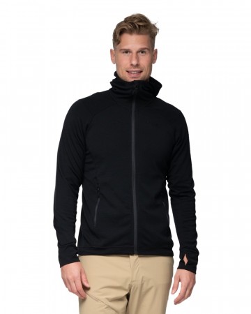 Bergans Ulstein Wool Hood Jacket Til Herre, Sort 