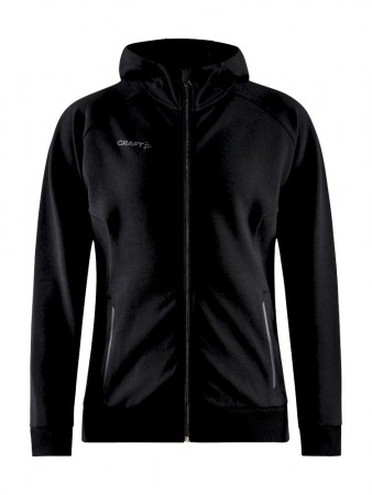 Craft Core Soul Full Zip Hood Hettejakke med glidelås Dame, Sort