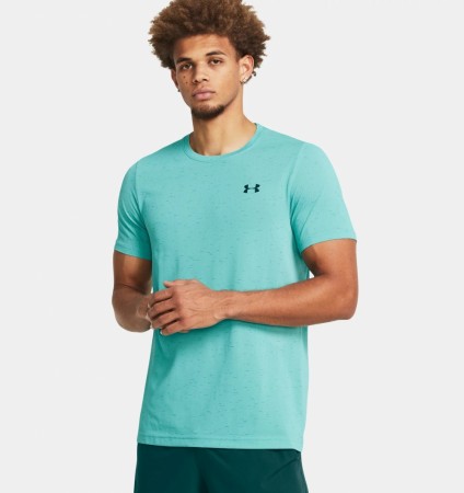 Under Armour UA Vanish Seamless SS T-Skjorte til trening Herre, Radial Turquoise 