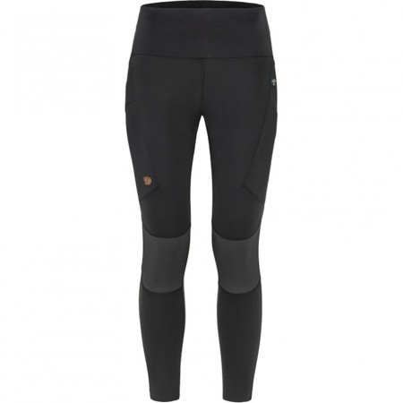 Fällräven Abisko Trekking Tights Pro Dame, Black­-Iron Grey 