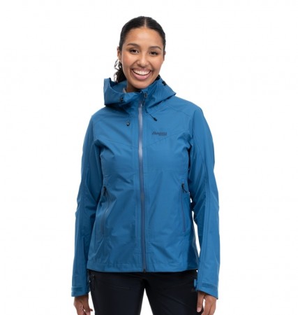 Bergans Skar Light 3L Shell Jacket Til Dame, North Sea Blue