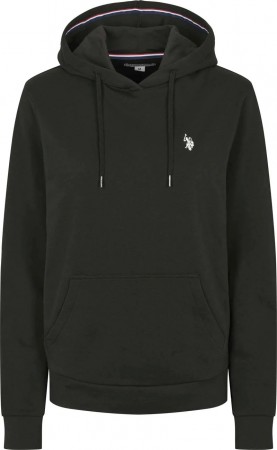 U.S. Polo Aba Hoodie Hettegenser i bomull Dame, Tap Shoe/Sort