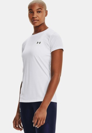 Under Armor Tech SSC Solid Tee T-skjorte for trening Dame, Hvit