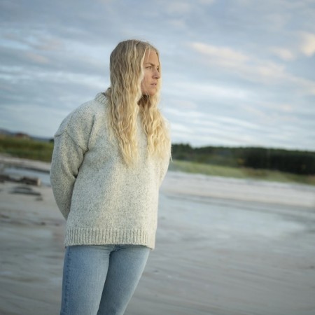 Devold Nansen Wool Sweater wmn dame, Grey Melange 