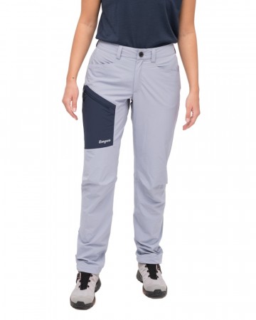 Bergans Vaagaa Light Softshell Pants Til Dame, Husky Blue/Navy Blue 