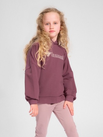 Hummel HMLoctova Hoodie til barn, Rose Brown
