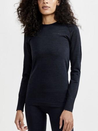 Craft CORE Dry Active Comfort LS langermet treningstrøye / undertrøye Dame, Sort