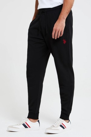 U.S Polo Ashlar Sweatpants Joggebukse Herre, Tap Shoe/Svart