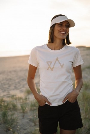 Twentyfour Logo T-skjorte Dame, Hvit (utsolgt)