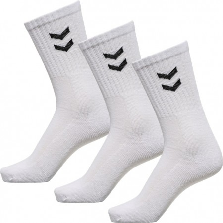 Hummel 3-pack Basic Sock, Hvit