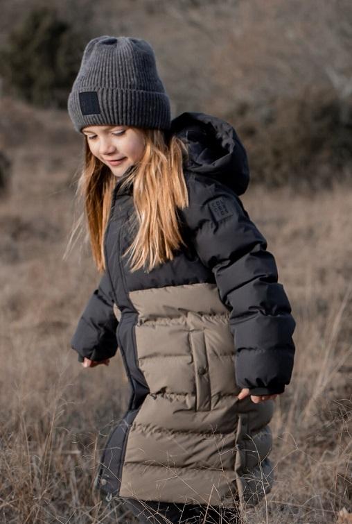 Color Kids Beanie Vinterlue med fleecefor Junior, Phantom