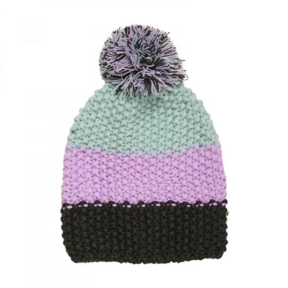 Color Kids Hat Vinterlue med fleecefor Junior, Violet Tulle