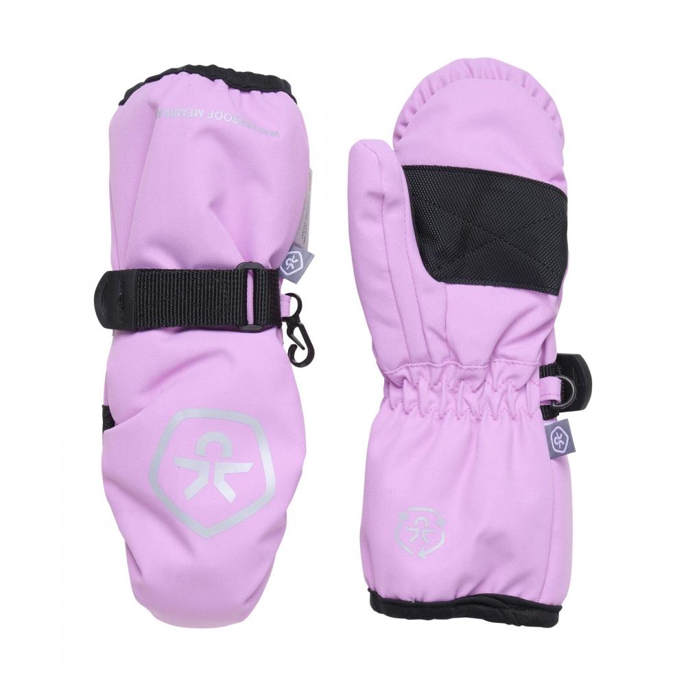 Color Kids Mittens Waterproof forede vintervotter Junior, Violet Tulle