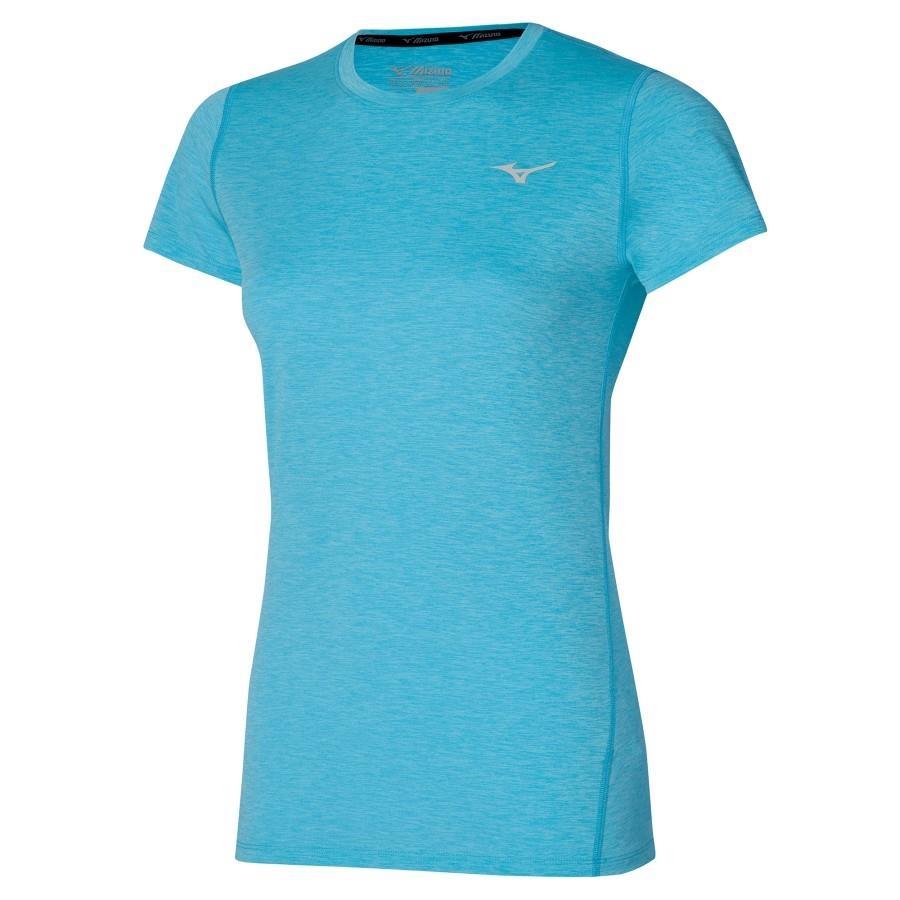 Mizuno Impulse Core Tee T-skjorte for trening Dame, Maui Blå