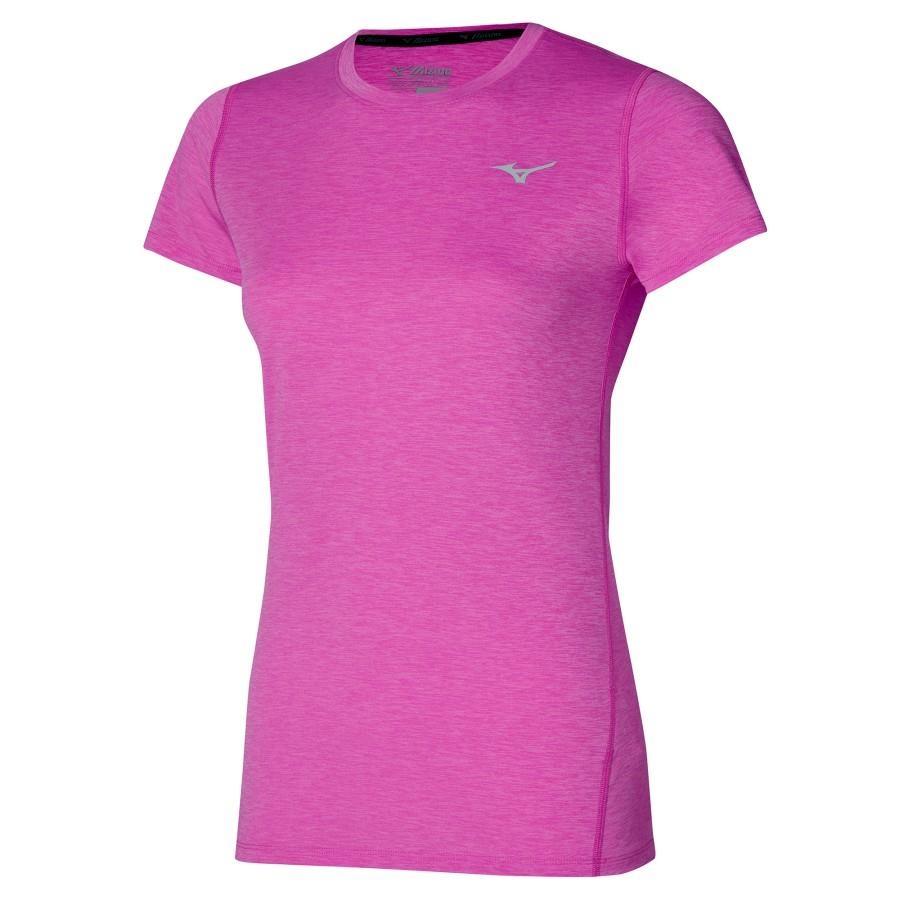 Mizuno Impulse Core Tee T-Skjorte for trening Dame, Rosa