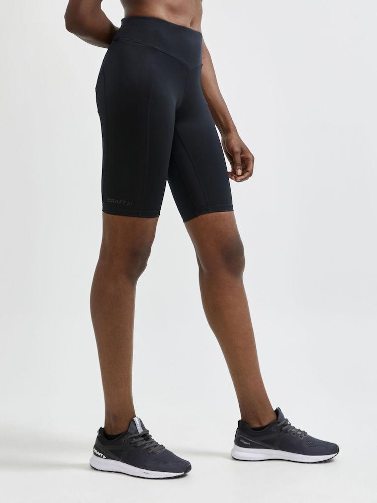 Craft ADV Essence Short Tights halvlang tettsittende treningsshorts Dame, Sort