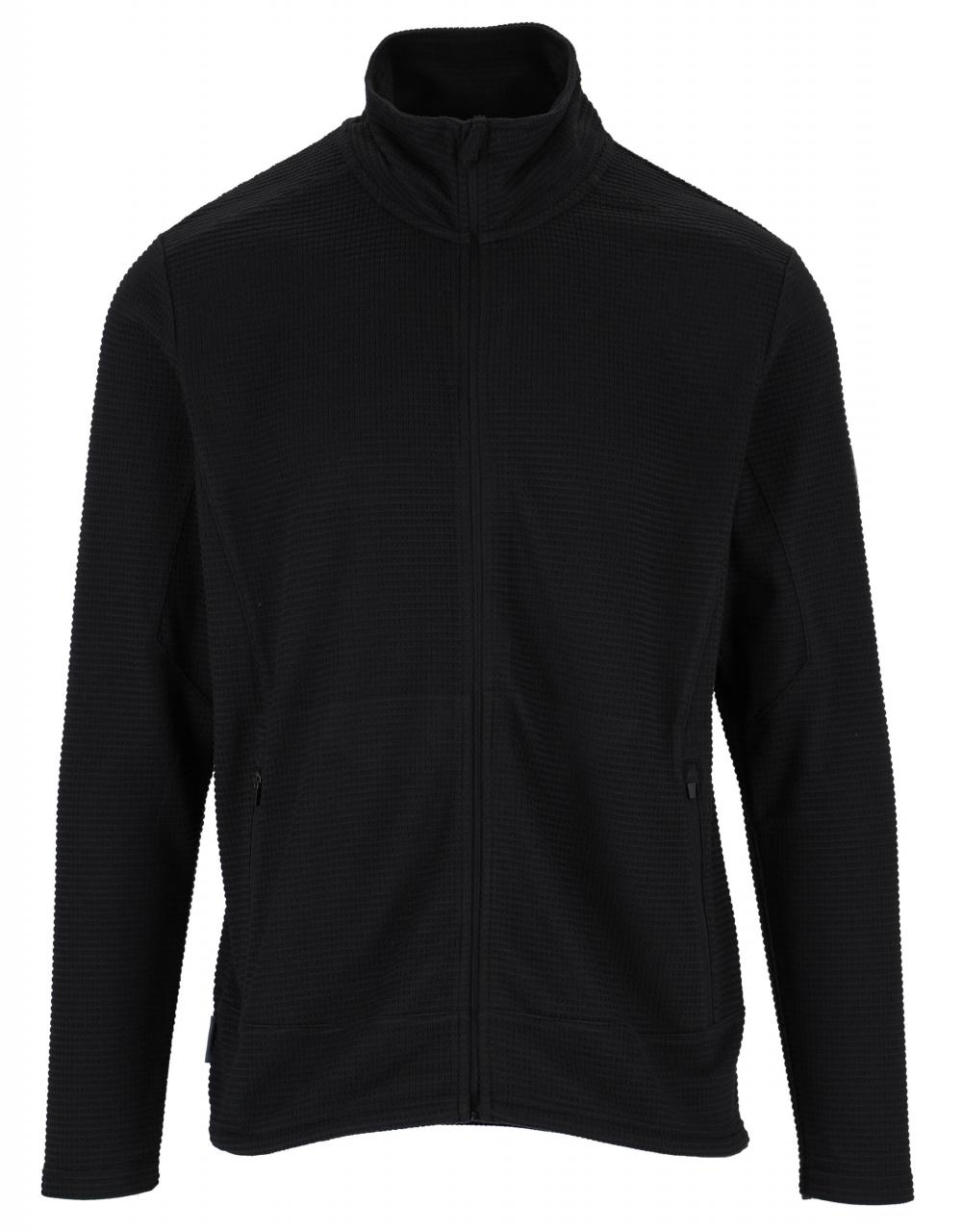 Twentyfour Flåm LZ Fleece Fleecejakke Herre, Sort 