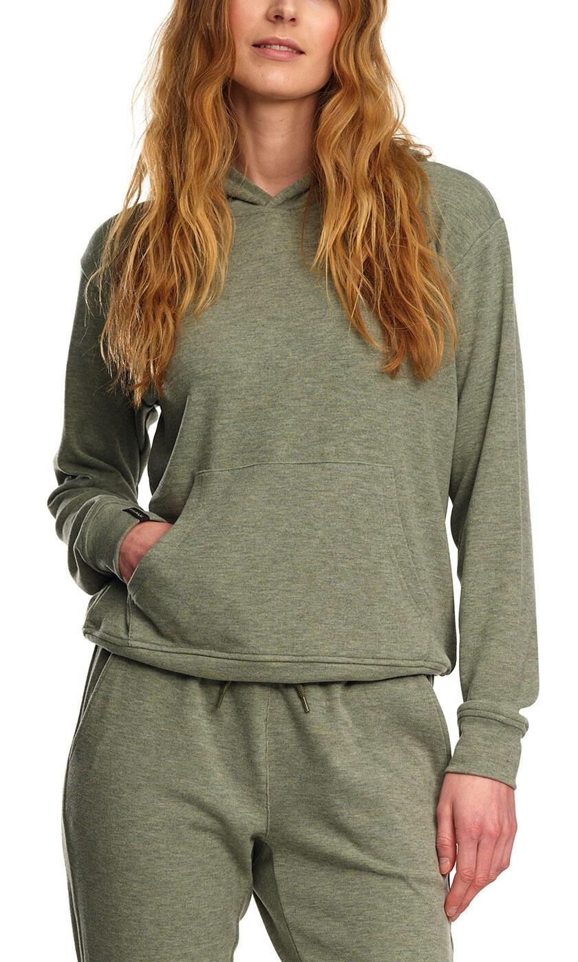 Twentyfour Mode Comfy Hoodie myk hettegenser Dame, Furu  