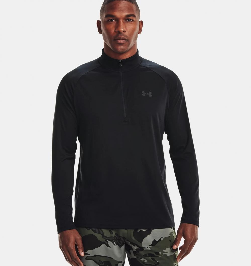 Under Armour UA Tech 2.0 1/2 Zip Treningsgenser Herre, Sort