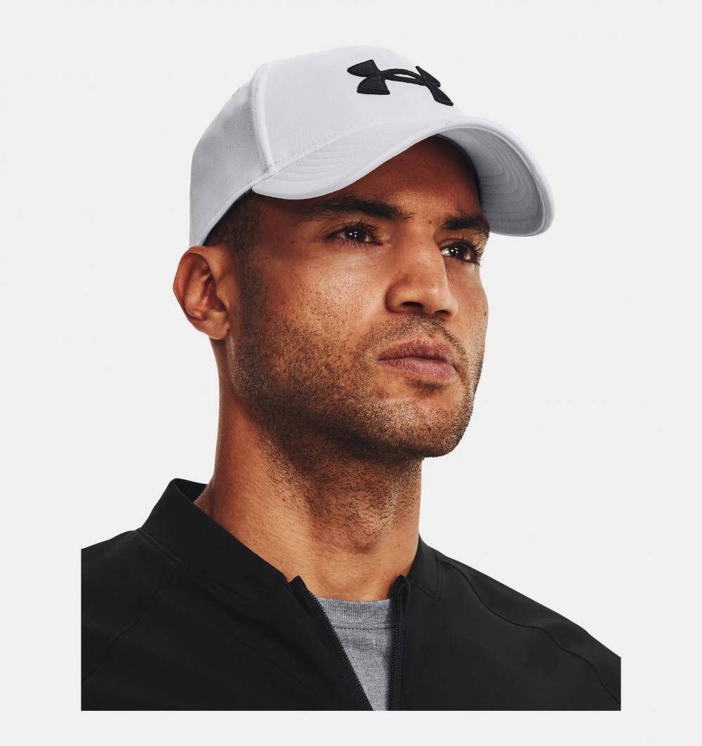 Under Armour Men's UA Blitzing Caps Herre, Hvit 