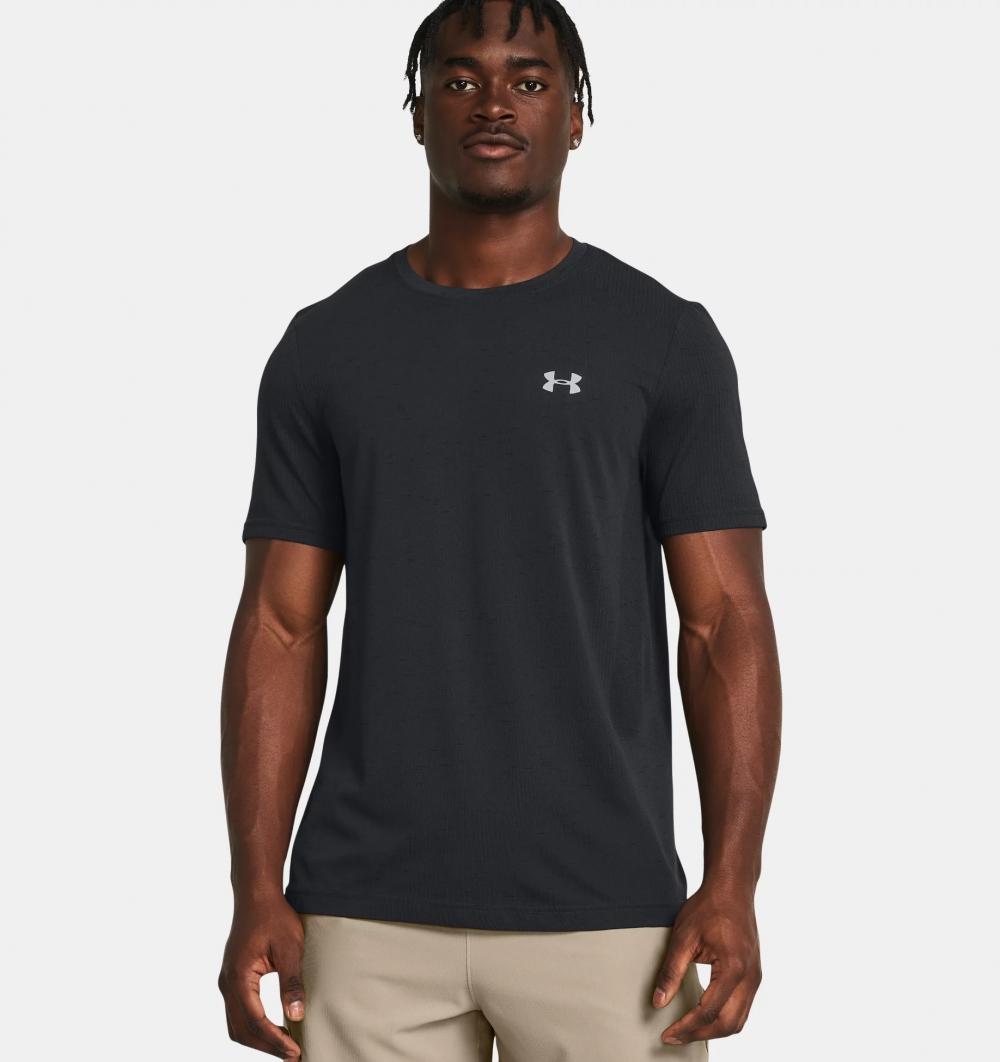 Under Armour  UA Vanish Seamless SS T-Skjorte til trening Herre, Sort