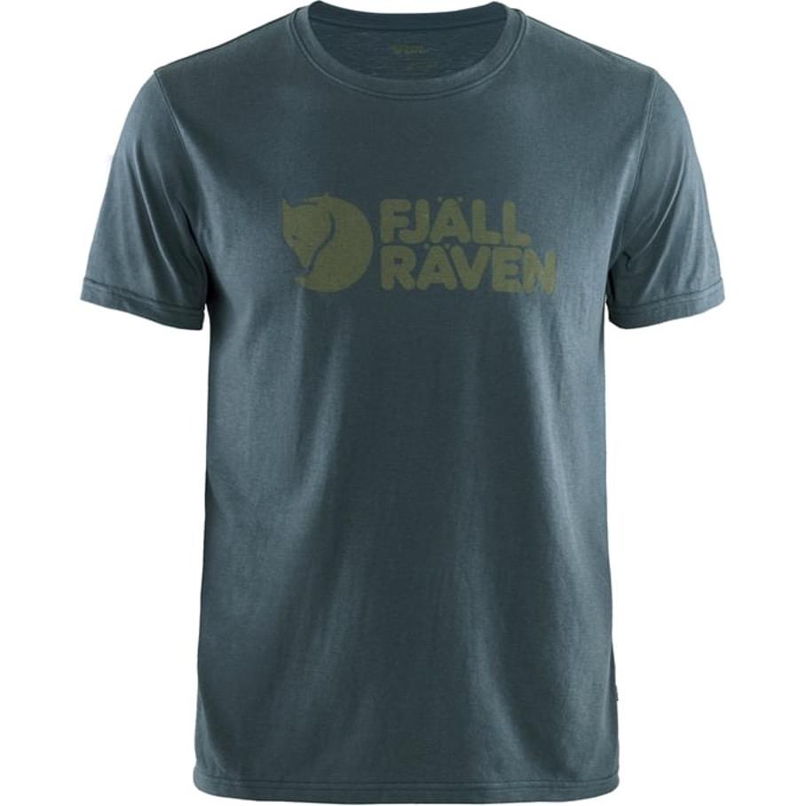 Fja?llra?ven Logo T­-shirt T-skjorte Herre, Navy  