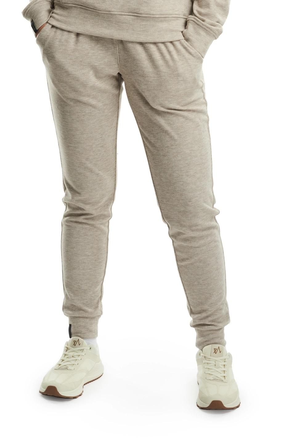 twentyfour mode comfy sweatpant joggebukse dame, sand
