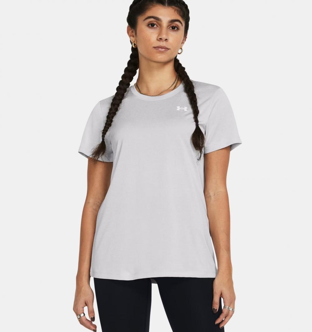 Under Armour Tech SSC - Twist T-skjorte for trening Dame, Halo Gray