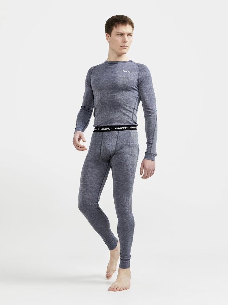Craft Core Wool Merino Set M ullundertøy til herre, Blaze-Melange
