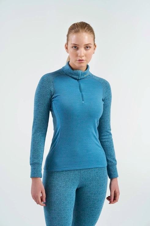 Devold Duo Active Merino 205 Z.Neck dame, Moon