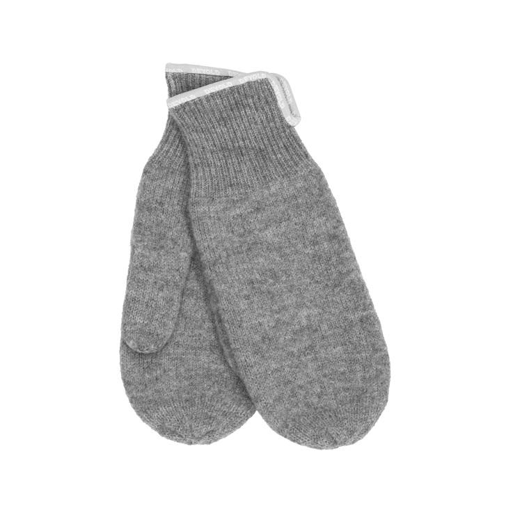 Devold Wool Mitten, Grey Melange