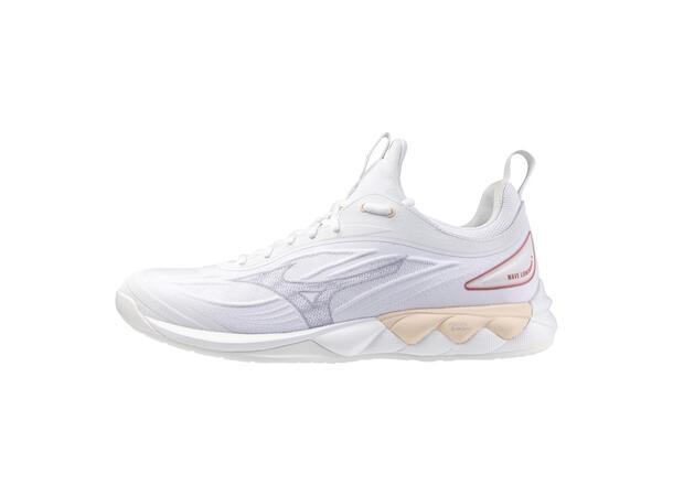 Mizuno Wave Luminous 3 dame, Hvit/Rosa