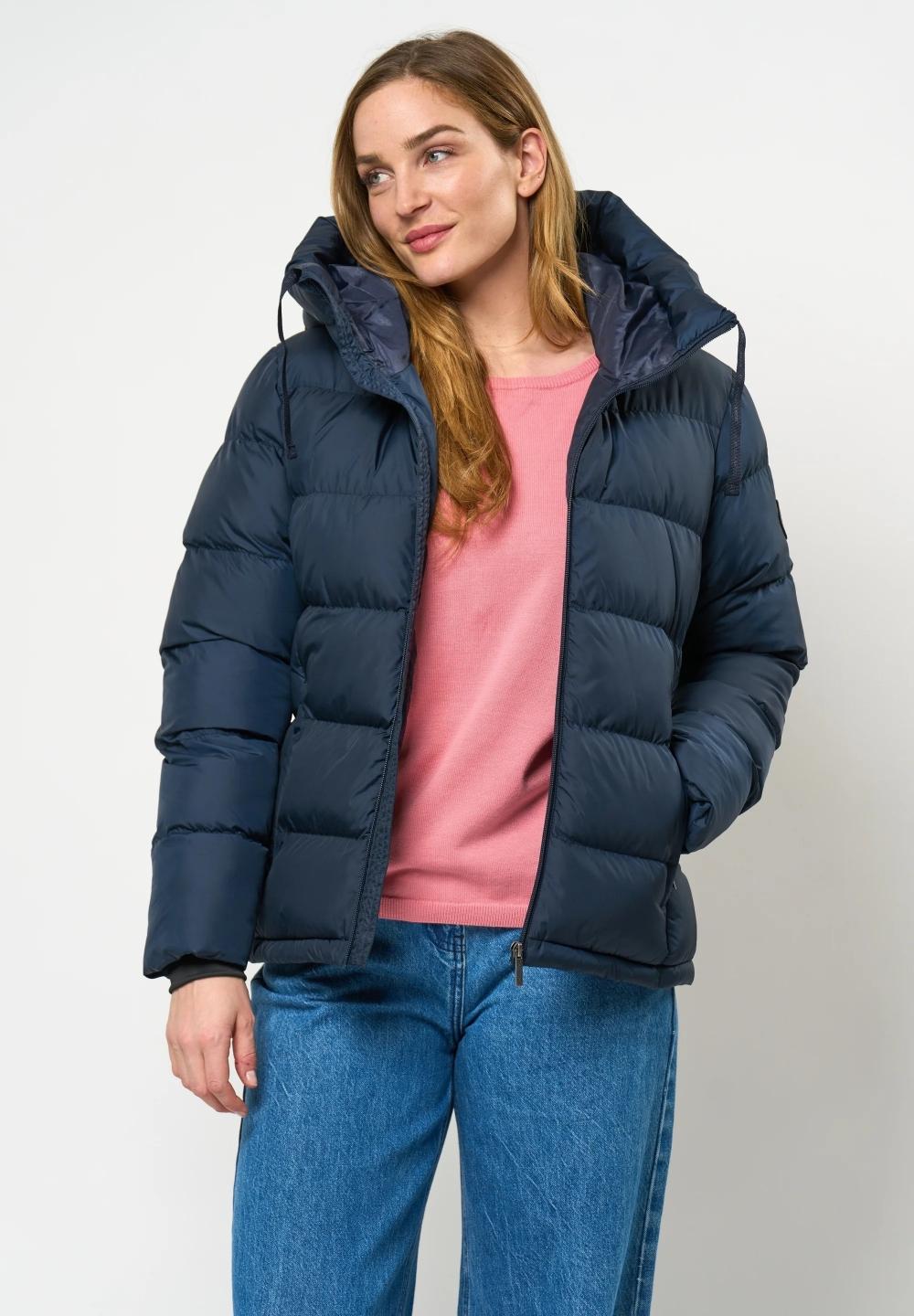 U.S. Polo Gigi Hip Pe USPA W OTW Winter Jacket Dame, Dark Sapphire