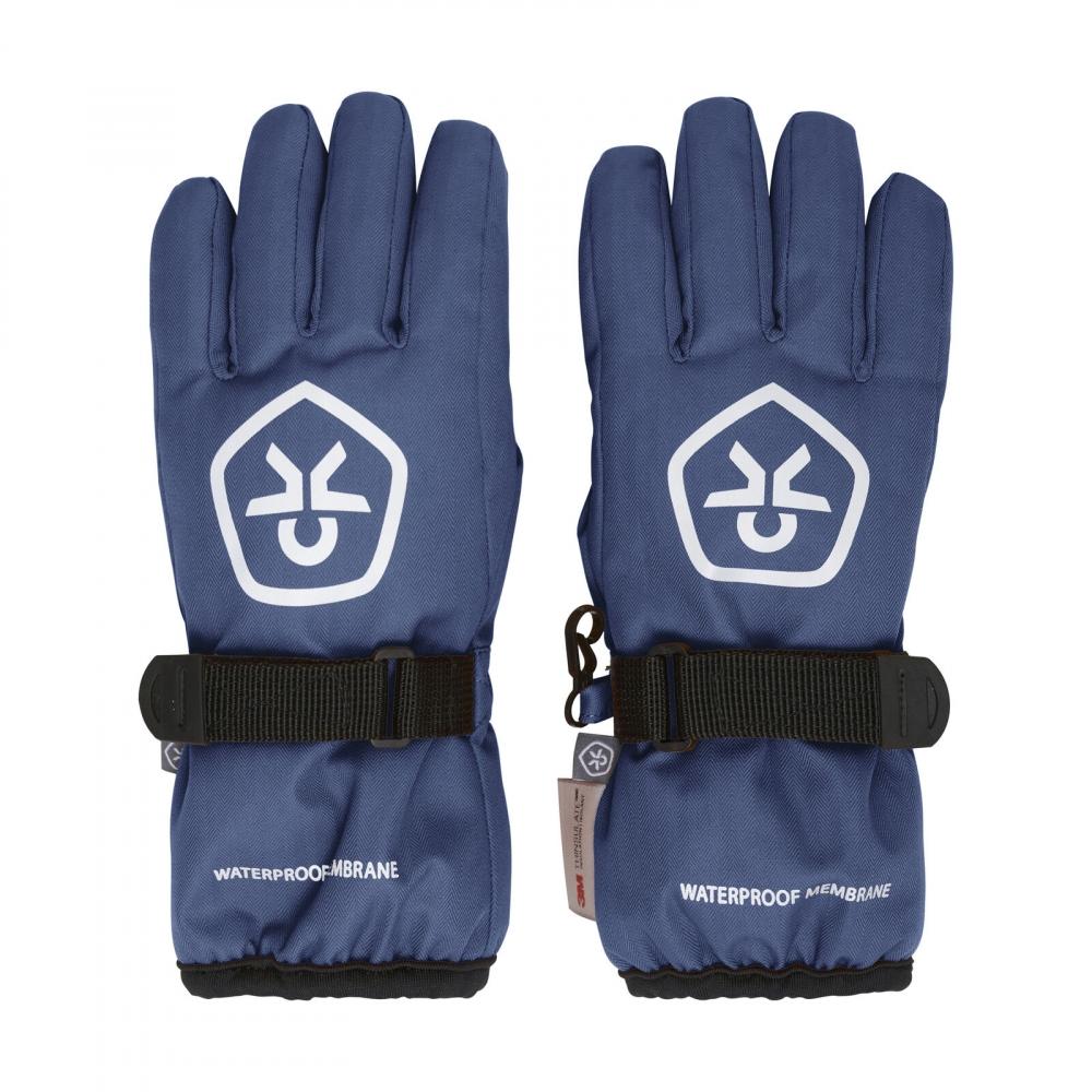 Color Kids Gloves - Waterproof Dropliner Hansker til Junior, Vintage Indigo
