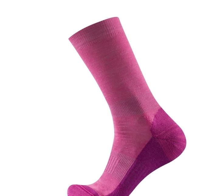 Devold Multi Merino Medium Sock Dame, Cerise