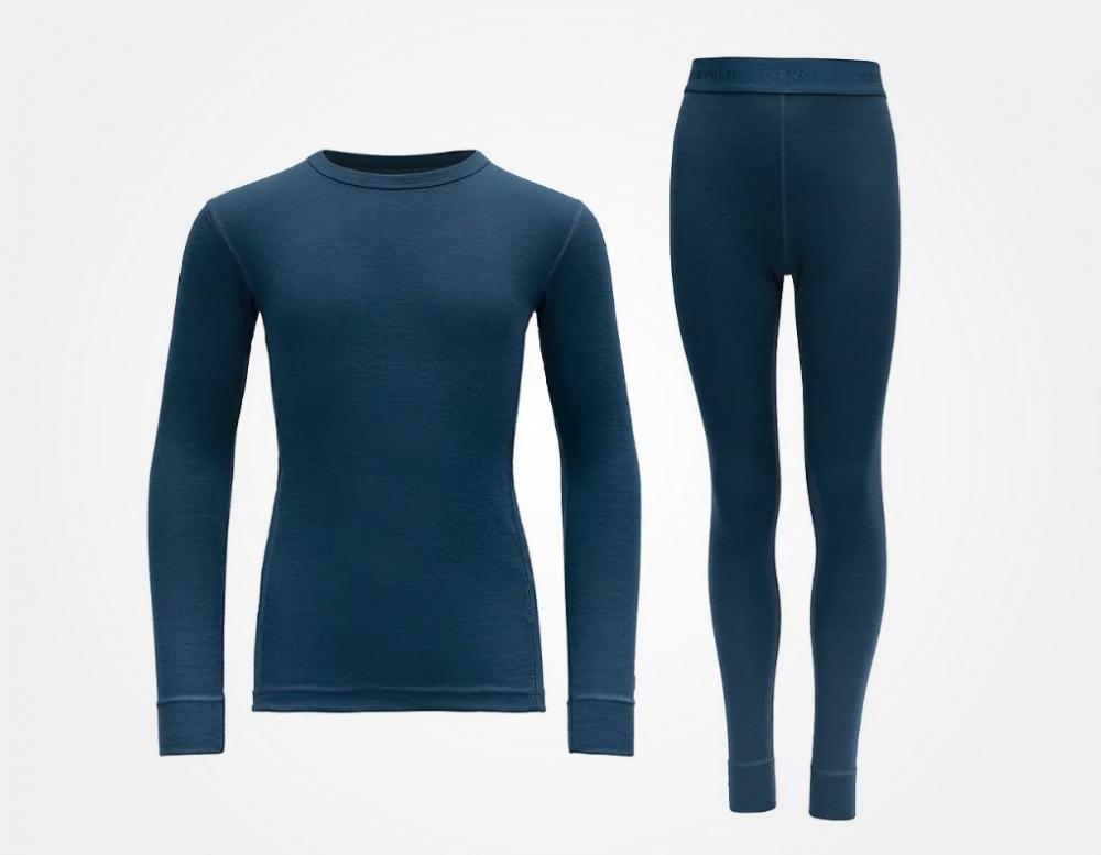 Devold Outdoor Wool Sett Junior, Flood