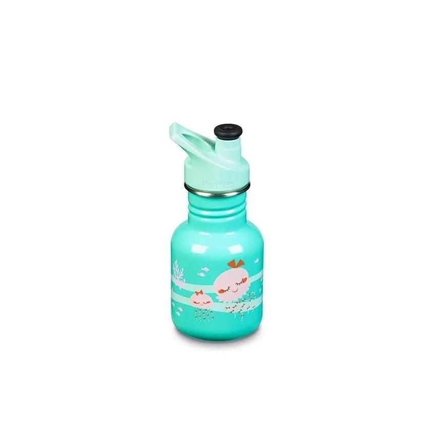 Klean Kanteen Kid Classic Narrow 355ml drikkeflaske (w/Kid Sport Cap), Jellyfish