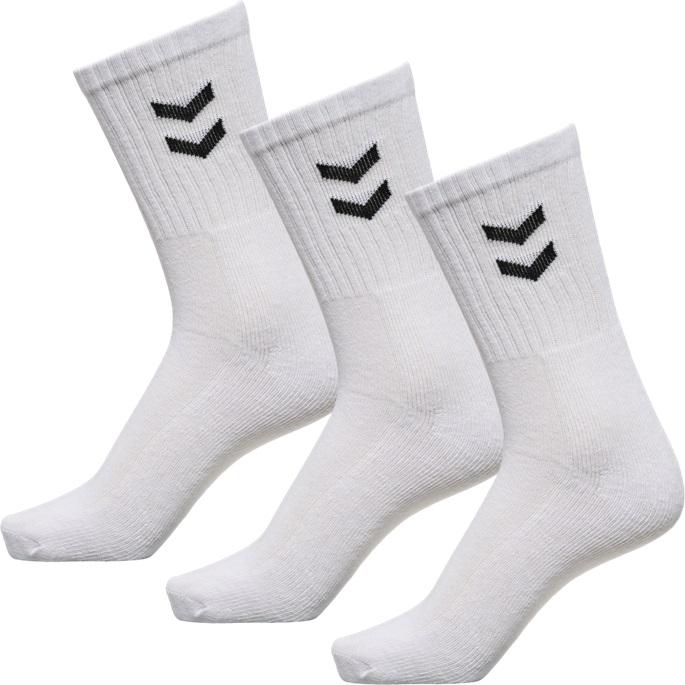 Hummel 3-pack Basic Sock, Hvit