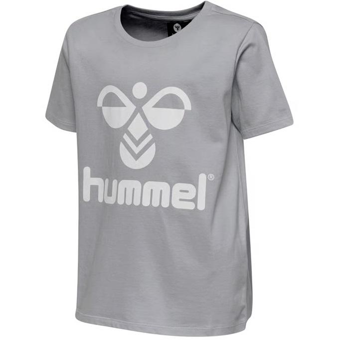 Hummel hmlTres T-shirt S/S Til Junior, Grey Melange 